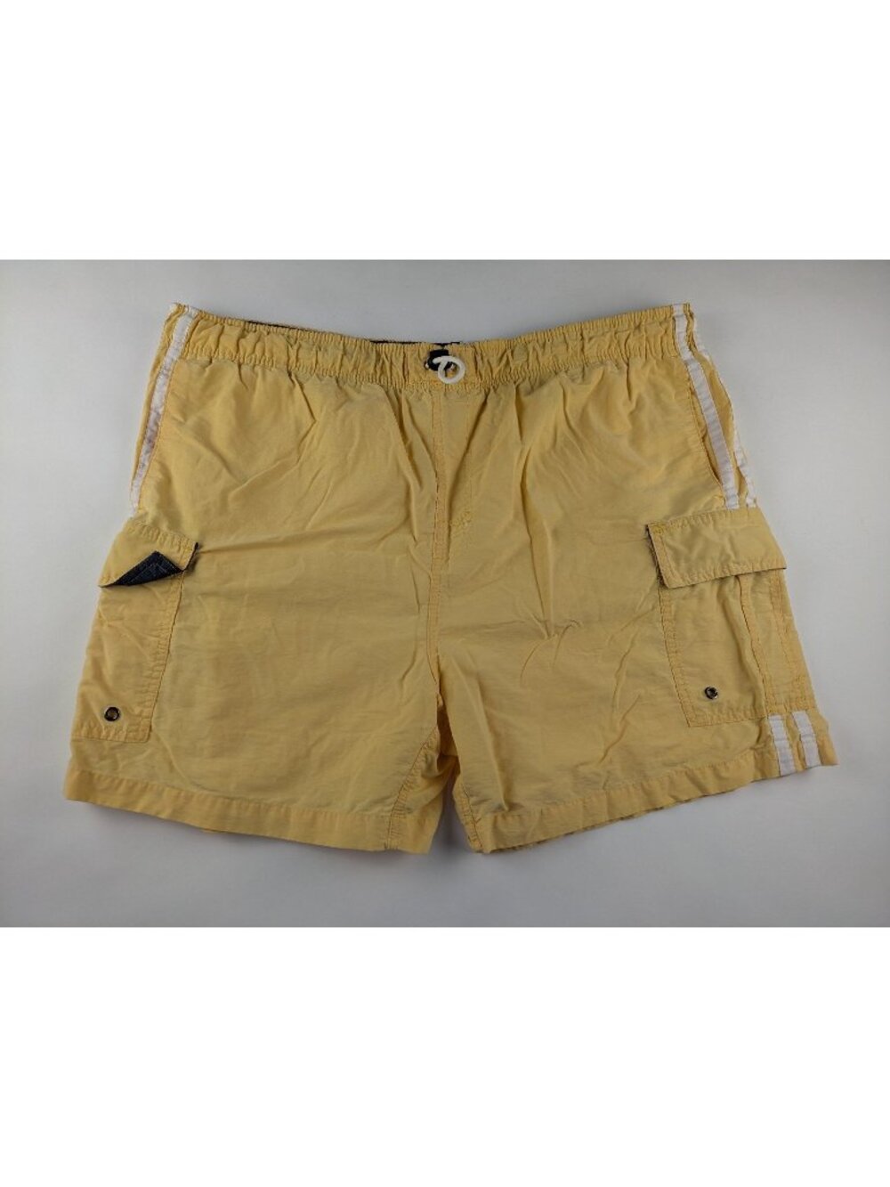 Vintage Sand N Sun Golden Yellow Swimming Trunks Mens Large